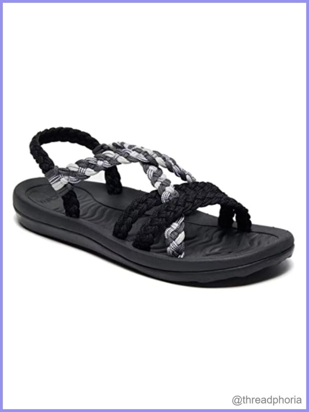 Women's Comfortable Walking Sandals with Arch Support, Handmade Straps, Water